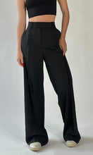 Load image into Gallery viewer, HAVERHILL HIGH WAIST TROUSERS IN BLACK
