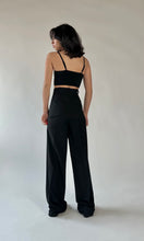 Load image into Gallery viewer, HAVERHILL HIGH WAIST TROUSERS IN BLACK
