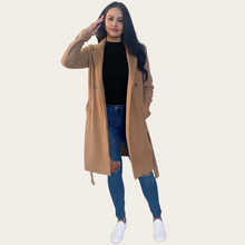 Load image into Gallery viewer, oversized coat tan brown shop rayaline fashion winter coat outfit ootd
