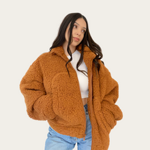 Load image into Gallery viewer, shop rayaline jacket outwear sherpa cute fashion ootd outfit ideas
